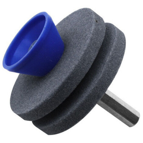Meule à lames rotatives double Couche for perceuse électrique ou manuale, use kitchen/extérieur, gris, 1 pieza (1/5)