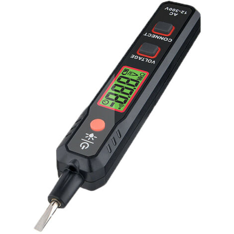 Probador de tensión inteligente Harper HT89, detección de tensión AC 12-300V, prueba de continuidad y punto cero, 1 pieza (1/5)