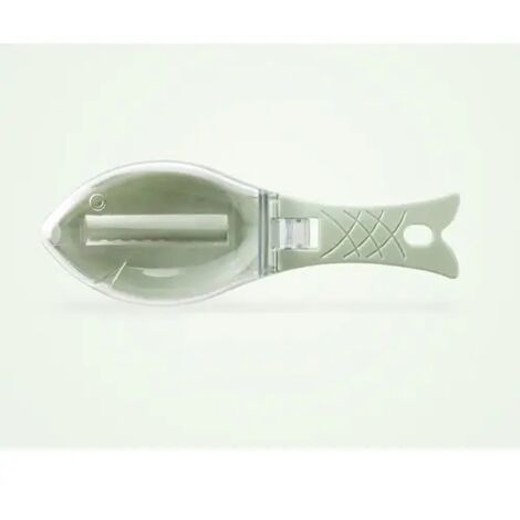 Cepillo para piel de pescado, cepillo para raspar, cepillo para escamas de pescado, escofina, cuchillo para pescado de desmontaje rápido, limpieza, pelado, raspador de piel, descamador de pescado, ver (1/5)