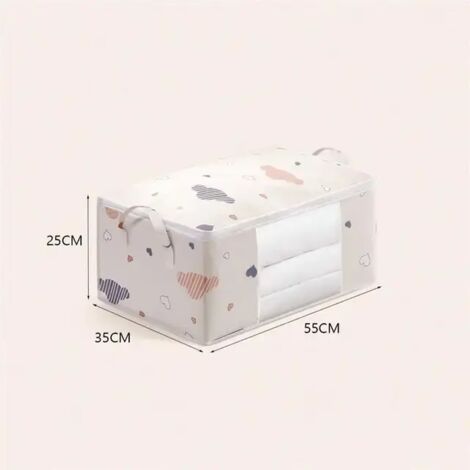 NUEVA Bolsa de Almacenamiento Plegable para Ropa, Mantas, Edredones, Armario, Suéter, Organizador, Caja, Bolsas, Oferta de Moda, Organizador de Ropa con Asa - Pequeño