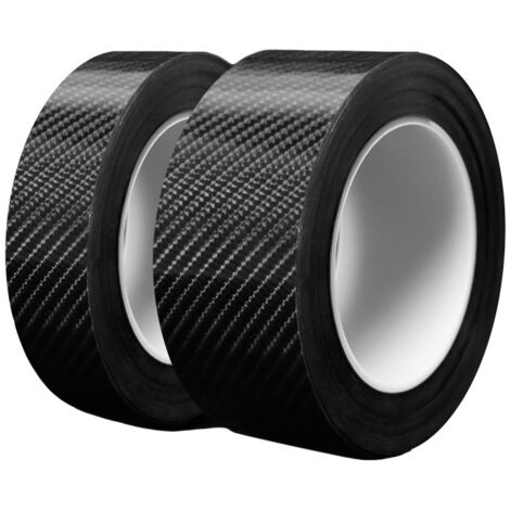 2 Cintas adhesivas en nano fibra de carbono (10 cm × 3 m), capas y anti-rayos, para seguridad y retrospección, 2 piezas (1/5)