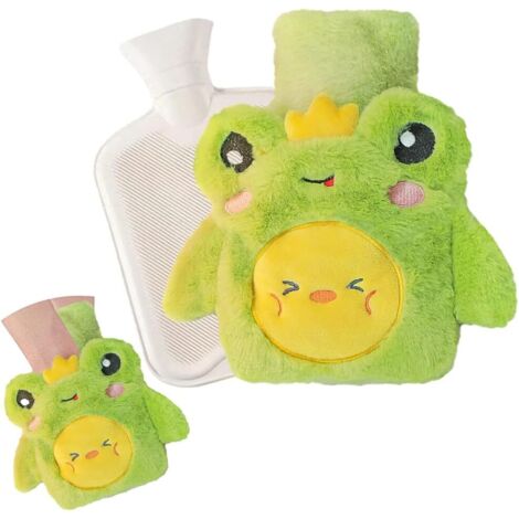 Bolsa de agua caliente de peluche, bolsa de agua caliente suave con dibujos animados, bolsa de agua caliente con funda, bolsa de agua caliente, mini bolsa de agua caliente, mini bolsa de agua caliente (1/5)