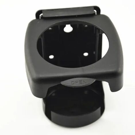 Portavasos plegable para coche, rejillas de ventilación, portabebidas, inserto, portabotellas, accesorios para coche, negro 1 (1/5)