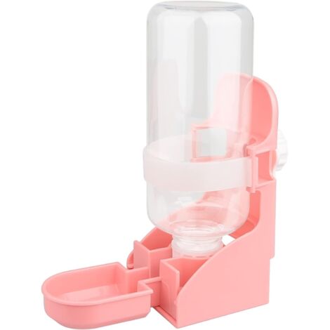 Fuente automática colgante de gran capacidad (500 ml), color rosa (1/4)