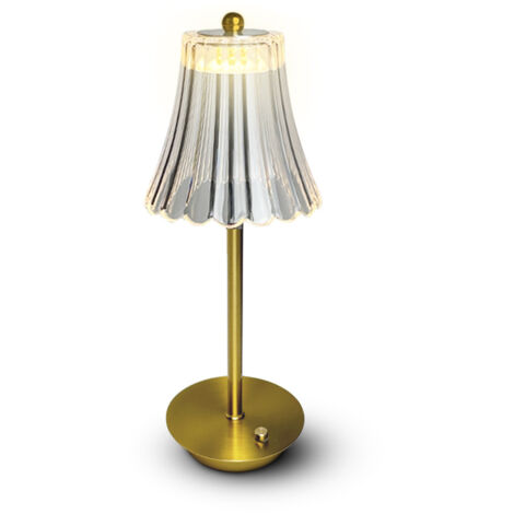 Lámpara táctil LED inalámbrica y recargable, luz decorativa para interiores, ideal para oficina, dormitorio, cafetería, hotel o restaurante. (1/5)