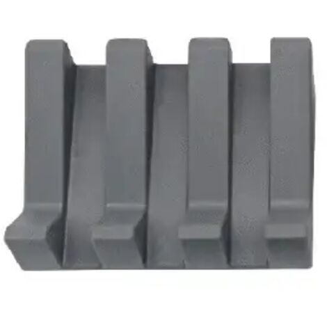 Jabonera de silicona, dispensador de jabón con desagüe basculante, jabonera para baño, almacenamiento de jabón, almacenamiento de esponja de cocina, gris (1/5)