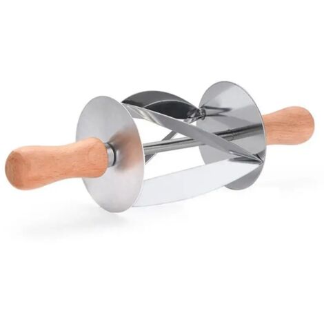 Cuchillo de repostería de acero inoxidable, rodillo de cocina, herramientas para hornear y decorar pasteles, rueda de pan, masa (1/5)