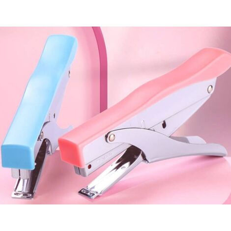 Grapadora manual Grapadora manual metálica 10 hojas Azul 15580mm (1/3)