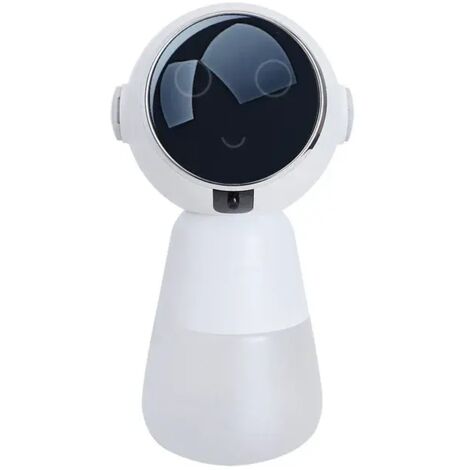 Dispensador automático de jabón en espuma, capacidad de 320 ml, recargable, desinfectante de manos, tipo C, sensor inteligente (blanco) (1/4)