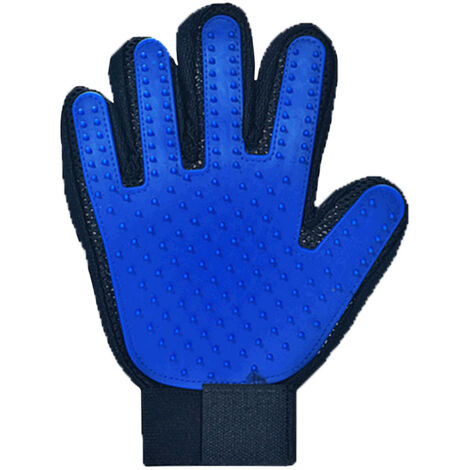 Guantes para mascotas, cepillos para perros y gatos, productos de aseo, productos de baño, productos de limpieza, guantes para mascotas, accesorios para perros, 1 guante recto (1/5)