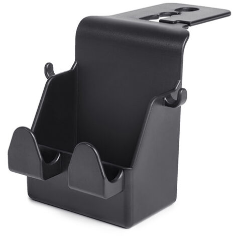 2 Soporte multifuncional para teléfono de coche con caja de almacenamiento, gancho creativo para reposacabezas, soporte para teléfono con cerradura para coche (1/5)