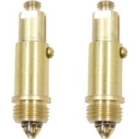 Válvula de drenaje automática, rosca de latón, conexión clic-clac de latón, 2 piezas para tapón de desagüe de lavabo. Pieza de repuesto con mecanismo giratorio, compatible con la mayoría de los tapone