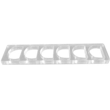 Présentoir à macarons de 22 cm, porte-biscuits, présentoir rectangulaire pour desserts, présentoir à cupcakes pour mariage, pain, (1/5)