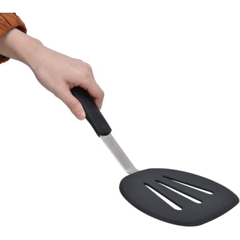 Spatule à crêpes en silicone, spatule de cuisine en silicone, spatule à poisson en silicone, spatule à omelette pour crêpes, œufs, (1/5)