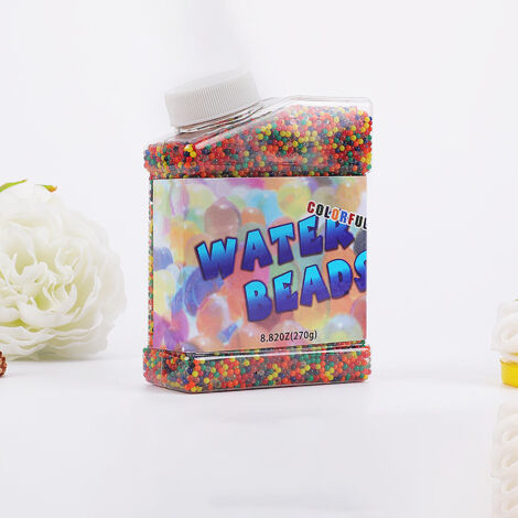 Perle d'eau,50000 Pièces Perles d'eau de Gel Colorées 270g Bille d'eau Biodégradable Non Toxique Billes d'eau Hydrogel Water Beads (1/5)