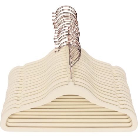 Cintre Bébé en Velours,32Pcs Ultra Fins Cintre Enfant Antidérapant avec Crochet  Pivotant à 360°,Barre à Cravate Peu Encombrants