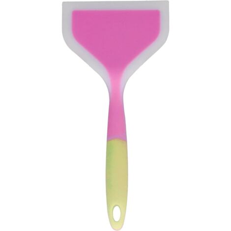 Spatule en silicone à large ouverture et design bicolore, louche de cuisson antiadhésive pour tamagoyaki, crêpes, viande, bœuf, (1/5)