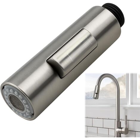 Robinet de cuisine Huweko, robinet de douche extractible, robinets de cuisine à 2 jets, pommeau de douche pour évier de cuisine, (1/5)