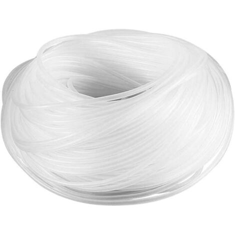 Tuyau souple pour pompe à air 4 x 6 mm (8 m), tuyau souple pour pompe à oxygène, pierre à bulles d'air pour aquarium, bassin, étang (1/5)