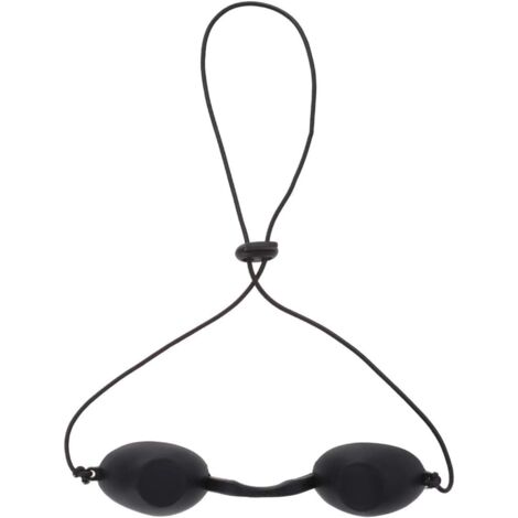 Lunettes de bronzage flexibles Healifty, lunettes de bronzage individuelles, protections oculaires pour lampe UV LED (noir) (1/5)