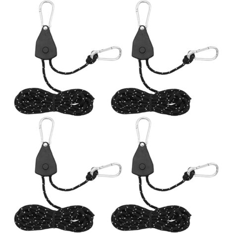 Tent Rope Pulleys Adjuster Fixed Buckle Rope Adjusted Pulleys Rope Tie ...