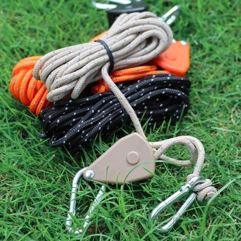 Tent Rope Pulleys Adjuster Fixed Buckle Rope Adjusted Pulleys Rope Tie ...