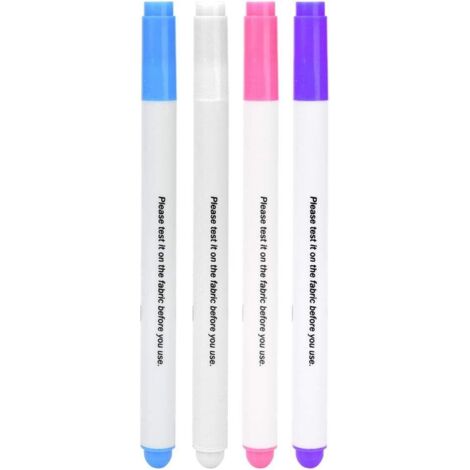 Stylo de marquage pour tissu Zerodis, effaçable à l'eau, accessoire de couture pour le bricolage du cuir (1/5)