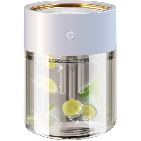 Humidificateur d'air 2 L pour la maison, USB, grande capacité, 3 buses, purificateur d'air à brouillard épais avec (1/5)
