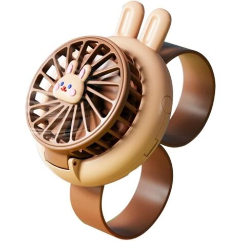 Mini ventilateur pour enfants, bracelet portable, chargement USB, ventilateur d'extérieur portable,cadeaux de voyage (1/4)