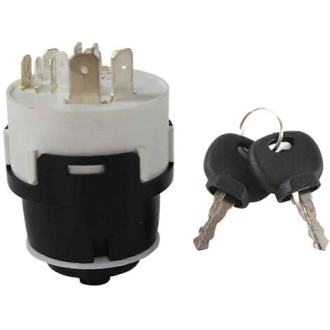 701/80184 701-80184 Ignition Switch with 2 Keys 10 Pins 50988 85804674 Compatible with JCB Excavator Parts (1/5)