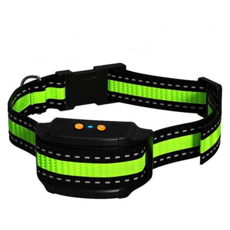 Serbia – Collier anti-aboiement pour grands, moyens et petits chiens – Détection intelligente avec vibrations et chocs – Rechargeable USB – Mode d'autoprotection