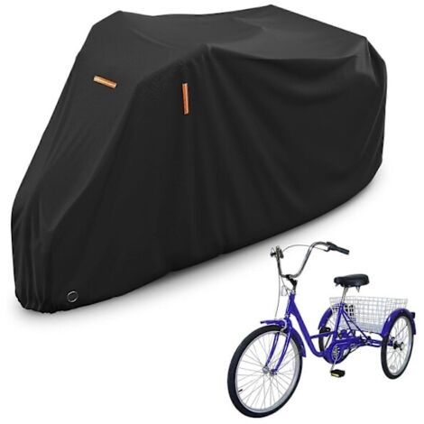 Housse imperméable pour tricycle, idéale pour le rangement extérieur et la protection contre le vent. (1/5)