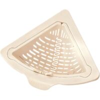 Égouttoir d'angle pour évier – Organisateur de cuisine en silicone à vidange automatique, panier égouttoir multifonctionnel,