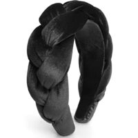 Bandeaux élastiques tressés en velours pour cheveux, accessoires pour cheveux.