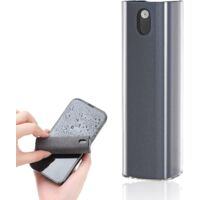 Outil de nettoyage d'écran portable Alyvisun, kit de nettoyage d'écran mini 3 en 1 avec chiffon en microfibre et flacon