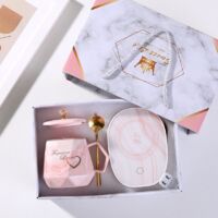 Marble warm cup creative constant temperature cup to send partner gift gift gift box set the best gift for Valentine's Day.