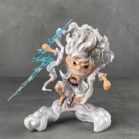 Hand-made Q version of the cartoon character white model ornaments statue the best gift
