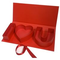 Valentine's Day gift box advanced collapsible gift box wedding gift box party gift box Valentine's Day gift box full of surprises (1 pcs)