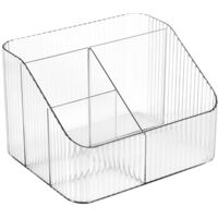 Cosmetics storage box transparent desktop multifunctional acrylic shelf lipstick makeup brush dresser skin care products