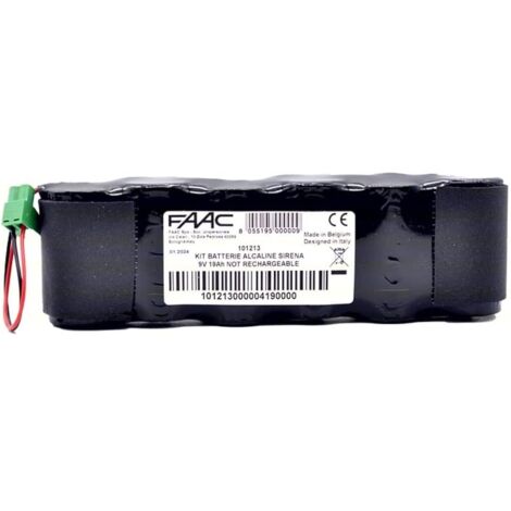 FAAC 101213 Kit Batterie Alcaline Per Sirena Ricambio