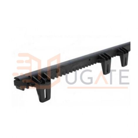 Cremagliera M4 25x20x1000 mm asolata in nylon con inserto metallico codice: ROA6
