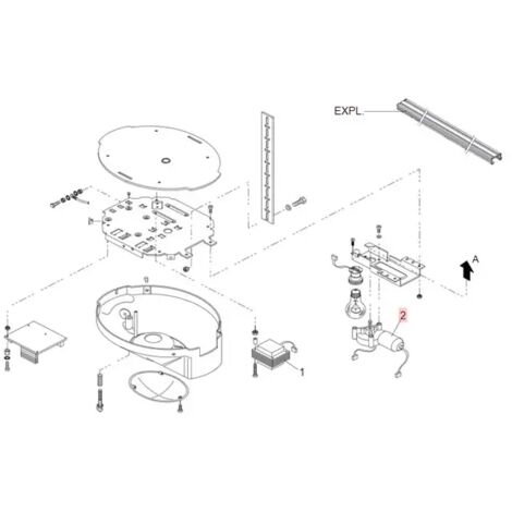 Motore Motorino Elettrico 24v D600 ZODIAC 60 Ricambio FAAC GENIUS 7706105