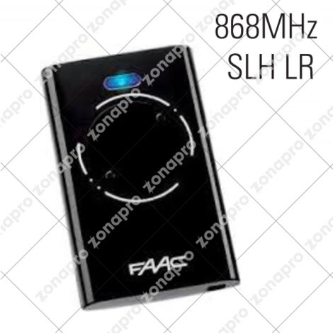 Mando a distancia por radio 2 canales Negro FAAC XT2 868 SLH LR 7870091