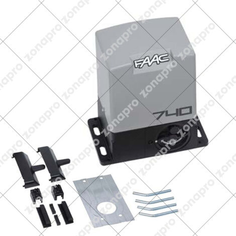 Motorreductor para puerta corredera FAAC 740 E Z16 230v con codificador 1097805 (1/3)