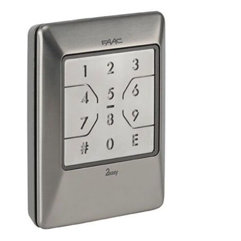 FAAC XKP W 868 Acciaio INOX 404038 Tastiera Numerica Radio Wireless 868 Mhz