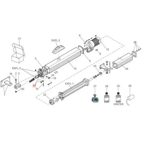 FAAC 7110015 Tappo Per Motore 400 402 422 760 746 844 S800 S700 Ricambio