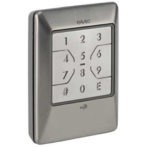 FAAC XKP W 868 Acciaio INOX 404038 Tastiera Numerica Radio Wireless 868 Mhz