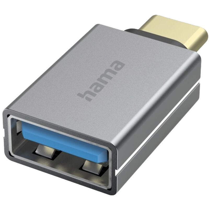 2er-Set Adapter USB-Stecker auf USB-C-Buchse, Aluminiumgehäuse