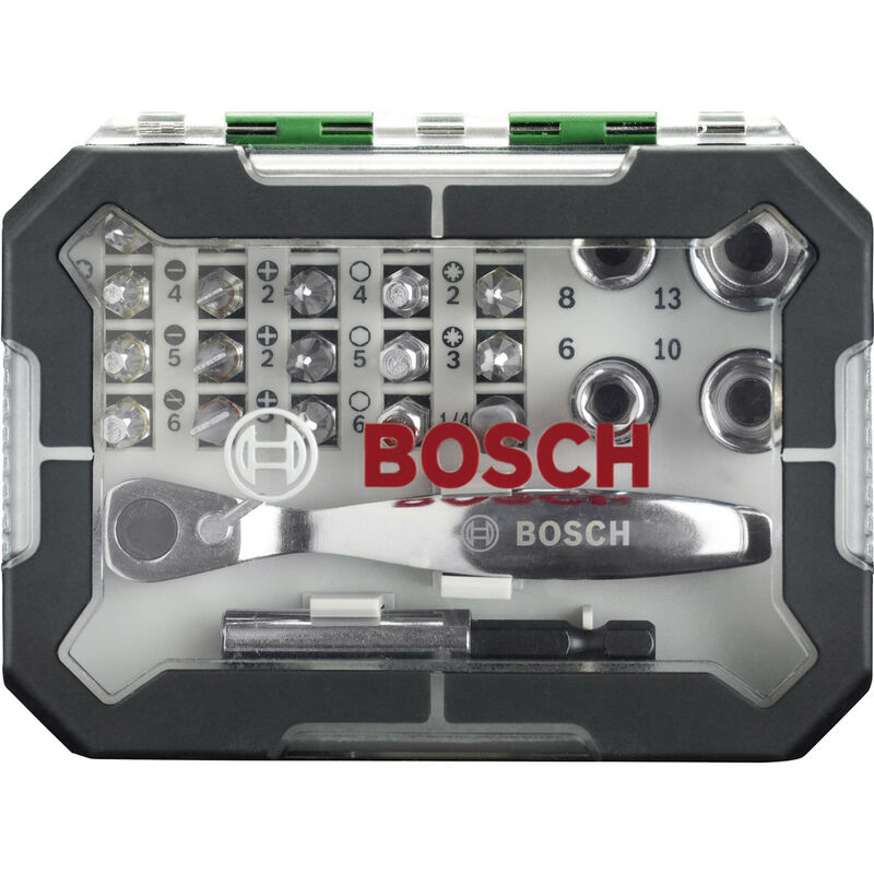 Bosch Accessories Promoline 2607017392 Bit Set 27 teilig Schlitz Kreuzschlitz Ph 