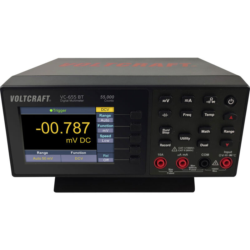 VOLTCRAFT VC-655 BT Tisch-Multimeter digital CAT I 1000 V, CAT II 600 V  Anzeige (Counts): 55000